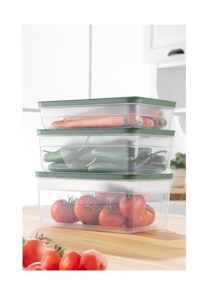 Tupper Model Vakumlu Mikrodalga Buzluk Saklama Kabı 5lt