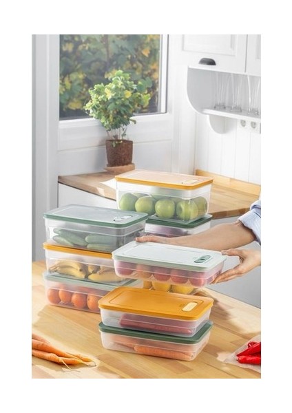 Tupper Model Vakumlu Mikrodalga Buzluk Saklama Kabı 5lt
