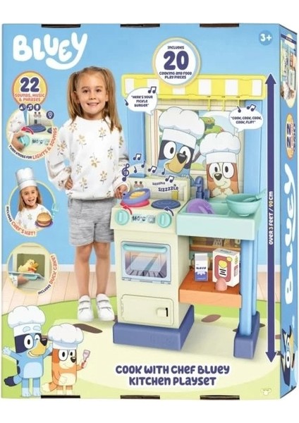 S11 Deluxe Aşçı ve Temiz Mutfak Oyun Seti Lacivert