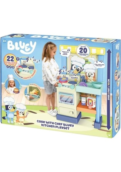 S11 Deluxe Aşçı ve Temiz Mutfak Oyun Seti Lacivert