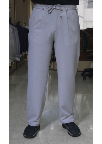 Manjogger Pleli Baggi Gofre Jogger Pantolon Siyah