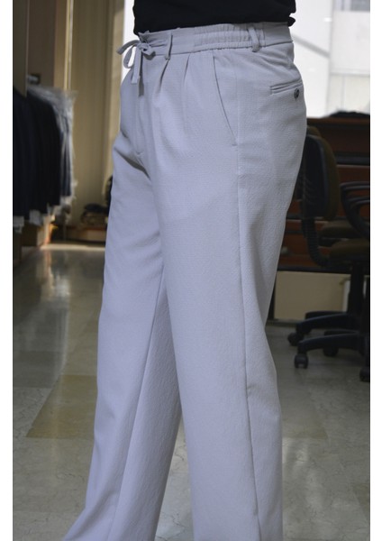 Manjogger Pleli Baggi Gofre Jogger Pantolon Siyah