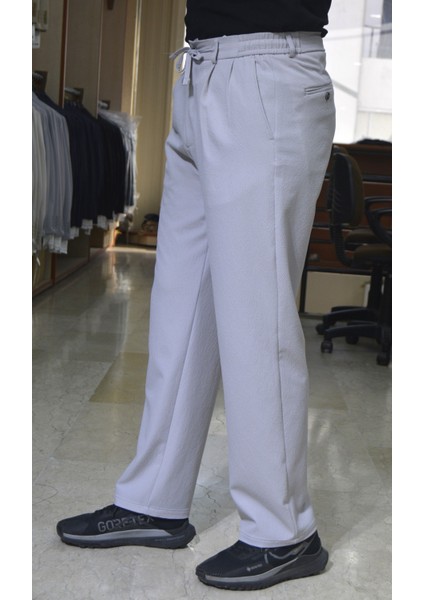 Manjogger Pleli Baggi Gofre Jogger Pantolon Siyah