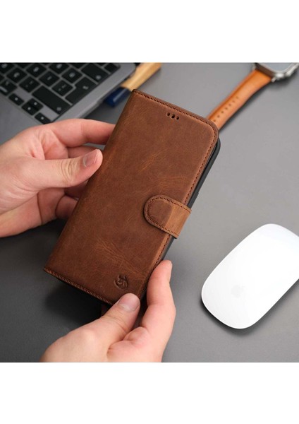 Casper iPhone 15 Pro Kılıf - El Yapımı Hakiki Deri - Manyetik Ayrılabilen Cüzdanlı Kılıf - Antik Kahve fiyatları