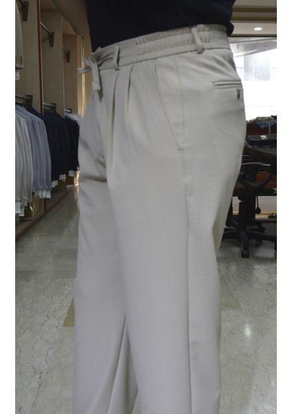 Manjogger Pleli Baggi Gofre Jogger Pantolon Siyah