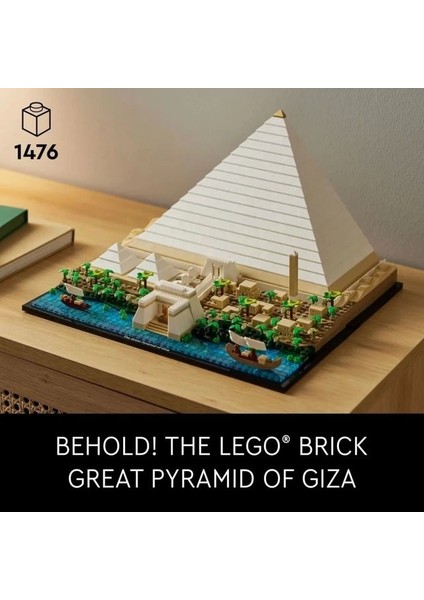 Architecture Büyük Giza Piramidi Seti - 21058 Green