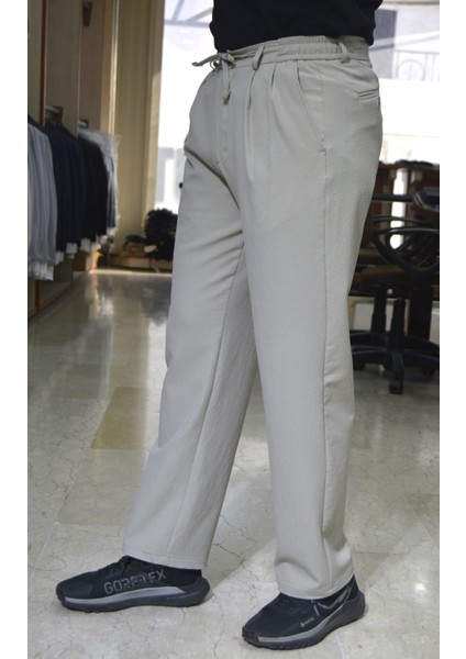 Manjogger Pleli Baggi Gofre Jogger Pantolon Siyah