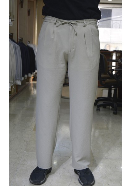 Manjogger Pleli Baggi Gofre Jogger Pantolon Siyah