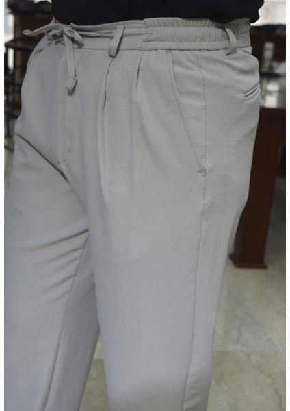 Manjogger Pleli Baggi Gofre Jogger Pantolon Siyah