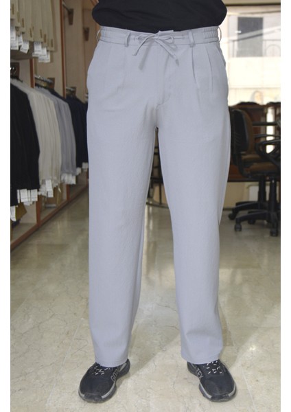 Manjogger Pleli Baggi Gofre Jogger Pantolon Siyah