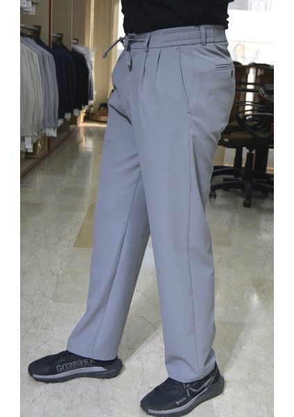Manjogger Pleli Baggi Gofre Jogger Pantolon Siyah