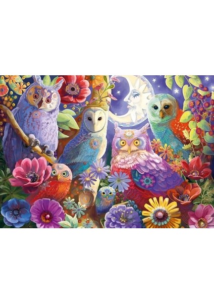 Gece Kuşu Hoot 300 Parça Puzzle - 17466 -
