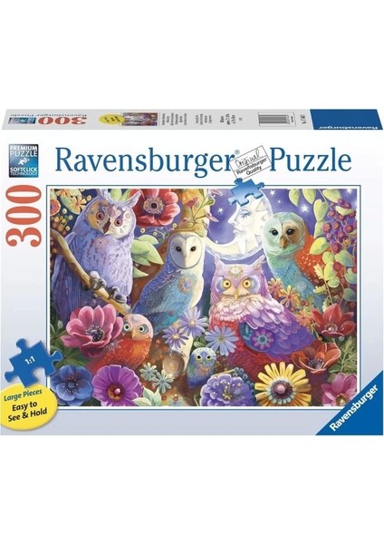 Gece Kuşu Hoot 300 Parça Puzzle - 17466 -