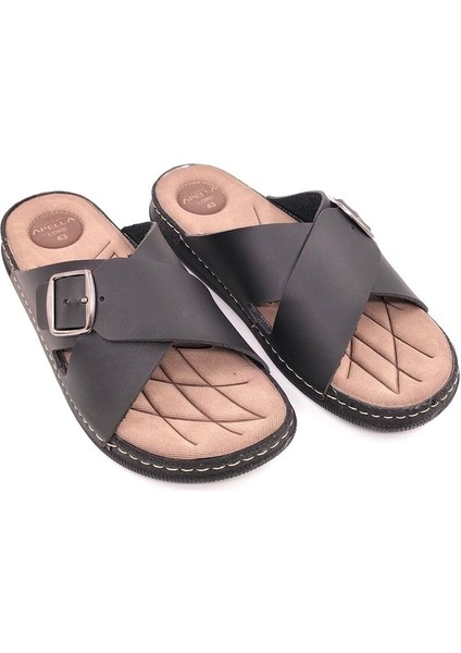 Lord Tek Toka Siyah Erkek Terlik modelleri