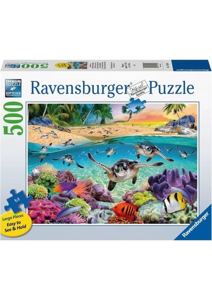 Bebek Deniz Kaplumbağaları 500 Parça Puzzle - 17456 - fiyatları