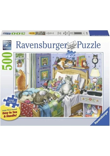 Cat Nap 500 Parça Büyük Puzzle - 14966