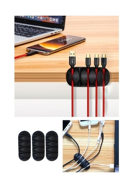 Kablo Kanalı 5 Kanallı Tutucu - 3 Adet modelleri