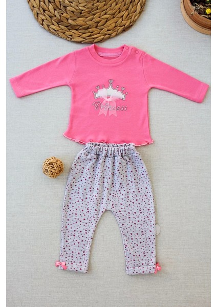 bbyx 3-6 6-9 9-12 Ay Full Star Nakışlı Şapkalı Uzun Kollu Sweat 3lü Erkek Bebek Takımı