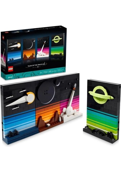 Ideas Uzay Çağı Masalları Yetişkin Yapı Seti 21340 Multicolor