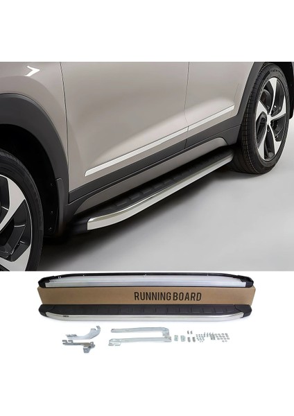 Nissan Qashqai Yan Basamak Seti - Krom, Proside | (2021+)