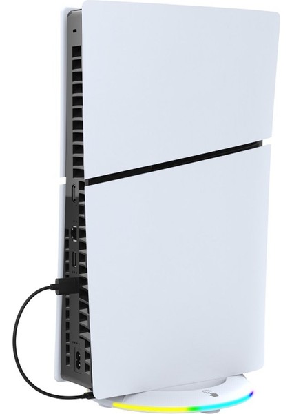 P5S025S Ps5 Slimuyumlu Beyaz Için Rgb\'li Dikey Stand
