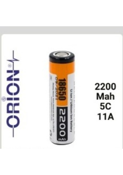 10 Adet Orion 2200 Mah Li-Ion Şarjlı Pil