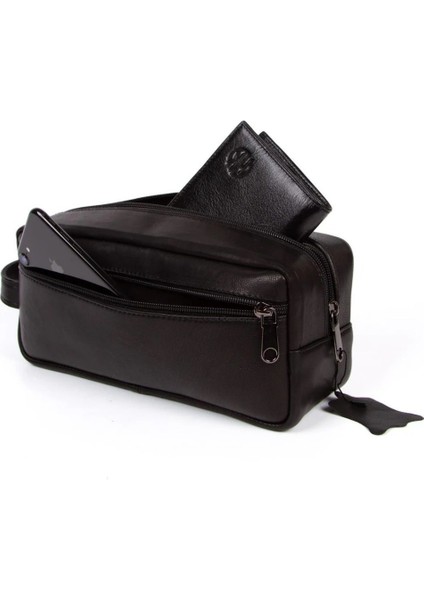 Erkek Deri Günlük Portföy El Çantası NEW092 - Siyah fiyatları