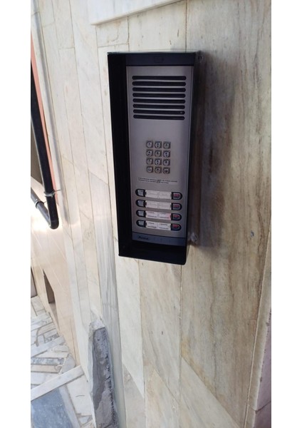 Açılı Diafon 15X50X10,5 Ap6 Zil Paneli, Metal Yön Çevirme ve Koruma Kutusu Antrasit modelleri