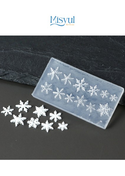 Nail Art Desen Kalıbı, Charm Tırnak Süsleme 3D Silikon Kalıp