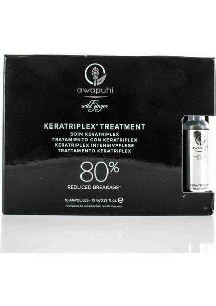 Awapuhi Wild Ginger Saç Onarıcı Keratin Serumu 10X10ML