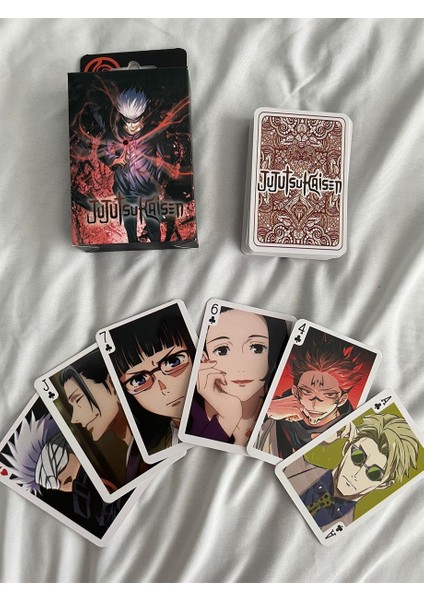 Jujutsu Kaisen Iskambil Poker Kartı