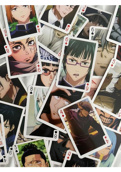 Jujutsu Kaisen Iskambil Poker Kartı