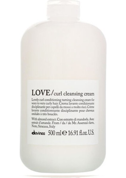 Love Curl Bukle Belirginleştirici Temizliğici Saç Kremi 500ML