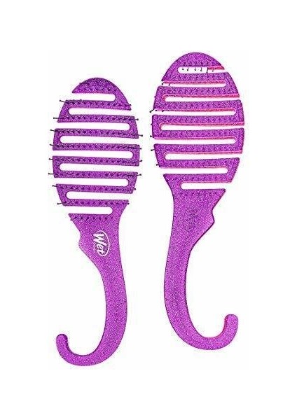 Shower Detangler Simli Saç Fırçası Mor