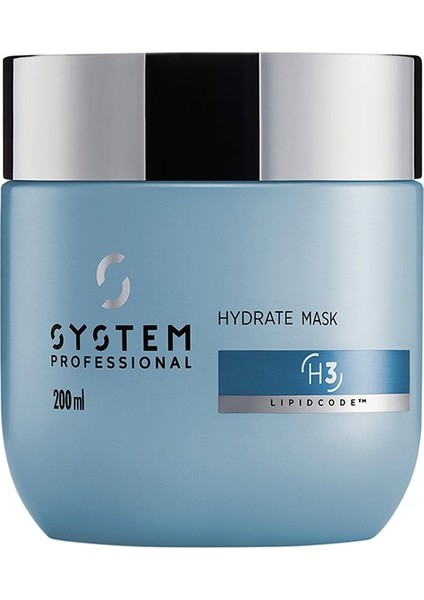 System Hydrate Nemlendirici Kuru Saçlar Maskesi H3 200ML
