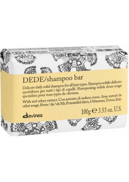 Dede Hassas Saçlar Katı Şampuanı 100G