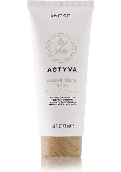 Activa Nuova Fibra Yıpranmış Saçları Onarıcı Maske 200ML