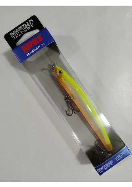Maxrap 11 cm 13 gr Maket Yem - Flake Hot Chartreuse