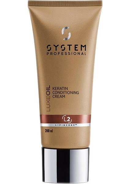 System Luxoil Keratinli Saç Bakım Kremi 200ML