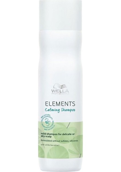 Wella Elements Calming Sakinleştirici Saç Bakım Şampuanı 250ML