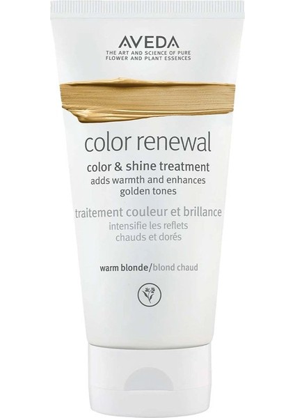 Color Renewal Shine Treatment Sıcak Sarı Saç Maskesi 150ML