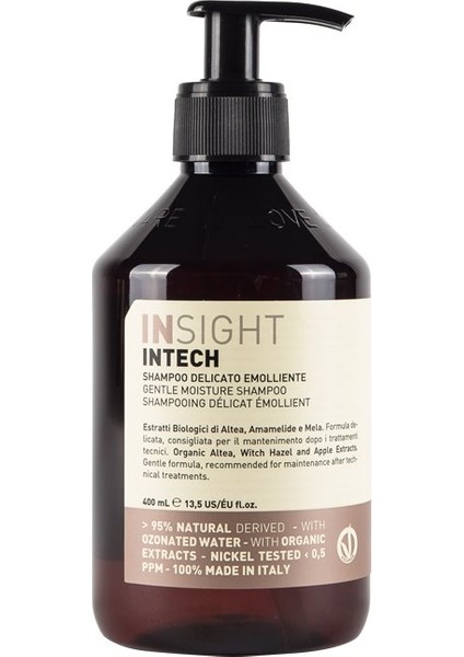 Insight Intech Moisture Kimyasal Işlem Görmüş Saç Şampuanı 400ML