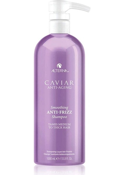 Caviar Smoothing Anti-Frizz Yatıştırıcı Elektriklenmeyi Önleyici Saç Şampuan 1000ML