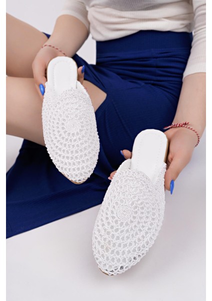 Hst-20 Hasır Kadın Terlik Örgü Dış Mekan ve Ev Terliği fiyatları