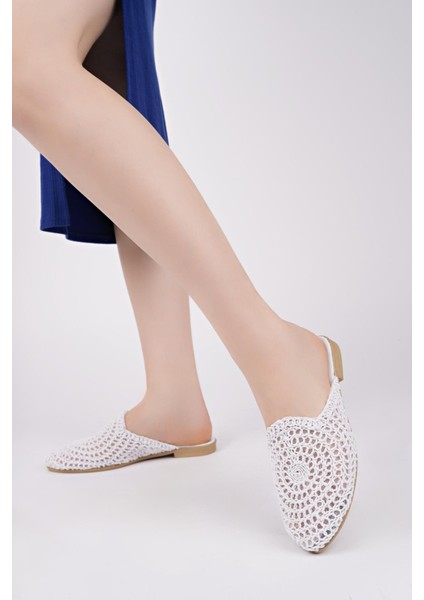 Hst-20 Hasır Kadın Terlik Örgü Dış Mekan ve Ev Terliği modelleri