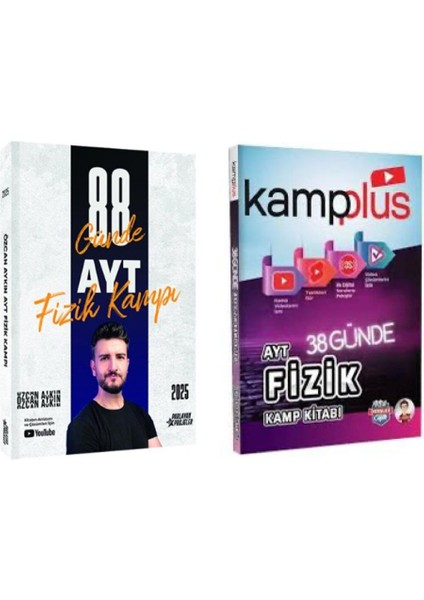 Özcan Aykın 2025 Ayt 88 Günde Fizik Kampı ve Kampplus 38 Günde Ayt Fizik Kampı