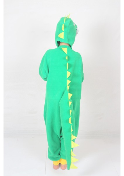 Başlıklı Çocuk Kigurumi Dinozor Kostümü Hayvan Kostümü fiyatları