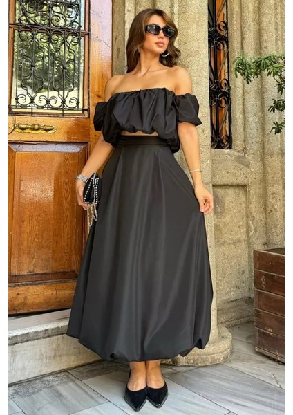 Gizli Cepli Kloş Etek