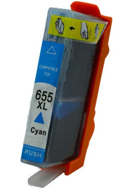 Hp 655XL Mavi Muadil Kartuş