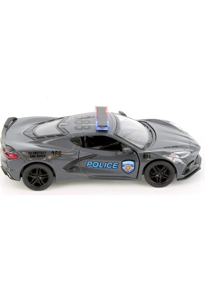1:36 Ölçek Metal Çek Bırak Corvette Diecast Polis Arabası Veya Fire Fighter fiyatları